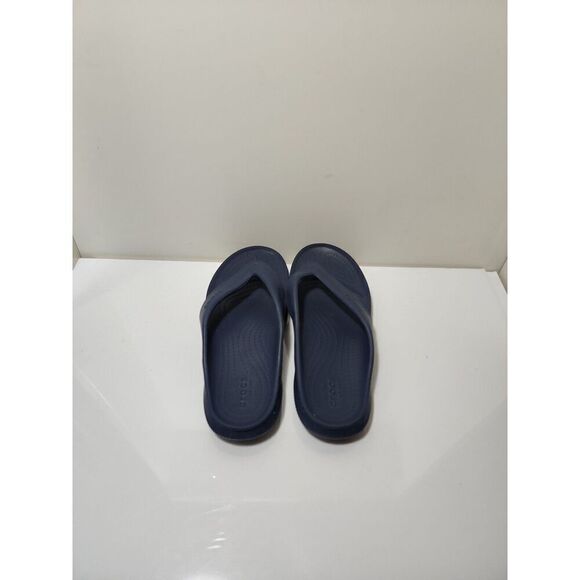 Crocs Thong Sandals Blue Size J2 - Picture 4 of 6